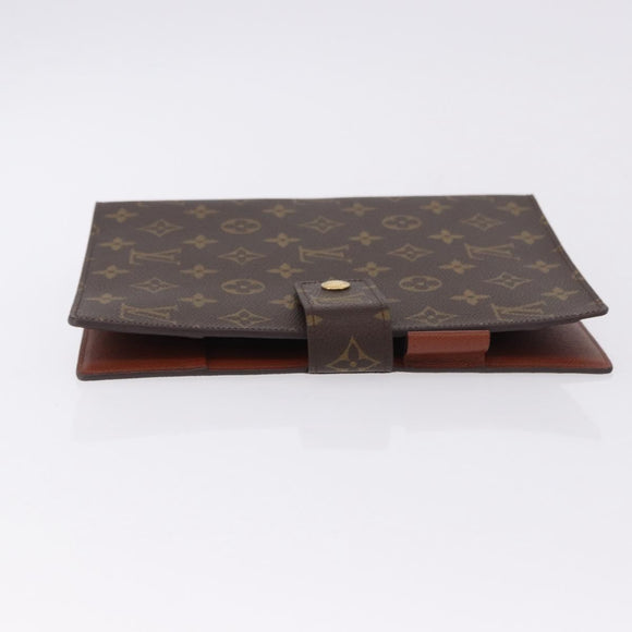 LOUIS VUITTON Monogram Agenda GM Day Planner Cover R20006 LV Auth ki6751V
