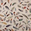 HERMES Carre 90 Scarf ”PLUMES” Silk Blue Auth ki6752-6