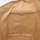 CELINE Macadam Canvas Boston Bag PVC Beige Gold Auth ki6755A-18