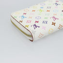 LOUIS VUITTON Monogram Multicolor Zippy Coin Purse White M93741 LV Auth ki6756V-16