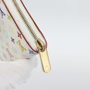LOUIS VUITTON Monogram Multicolor Zippy Coin Purse White M93741 LV Auth ki6756V-8