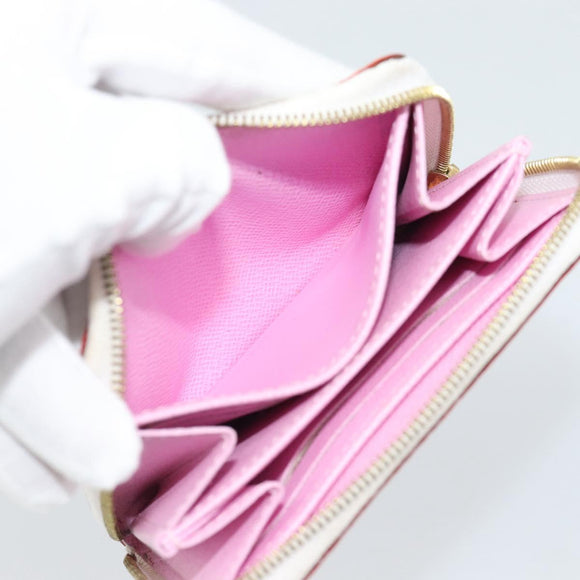 LOUIS VUITTON Monogram Multicolor Zippy Coin Purse White M93741 LV Auth ki6756V