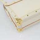 LOUIS VUITTON Suhari Emerble Shoulder Bag Leather White M92846 LV Auth ki6757V-16