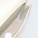 LOUIS VUITTON Suhari Emerble Shoulder Bag Leather White M92846 LV Auth ki6757V-17