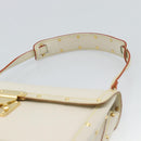 LOUIS VUITTON Suhari Emerble Shoulder Bag Leather White M92846 LV Auth ki6757V-8