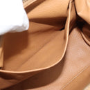 CELINE Macadam Canvas Pouch PVC Leather Brown Gold Auth ki6759-12