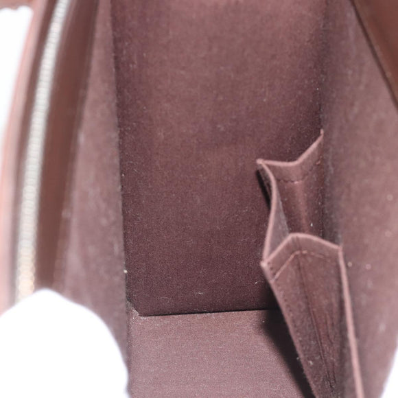 LOUIS VUITTON Epi Croisette PM Tote Bag Mocha M5249D LV Auth ki6760V