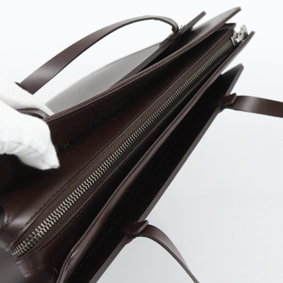 LOUIS VUITTON Epi Croisette PM Tote Bag Mocha M5249D LV Auth ki6760V