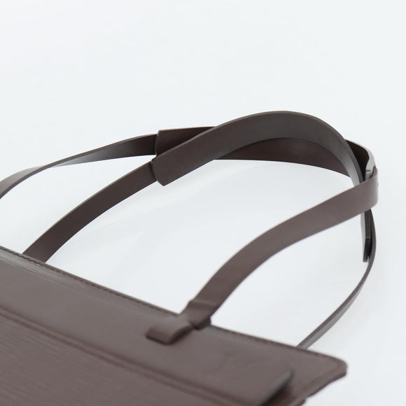 LOUIS VUITTON Epi Croisette PM Tote Bag Mocha M5249D LV Auth ki6760V