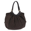 LOUIS VUITTON Monogram Idylle Fantasy Tote Bag Brown Fuzan M40408 Auth ki6761V-1