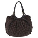 LOUIS VUITTON Monogram Idylle Fantasy Tote Bag Brown Fuzan M40408 Auth ki6761V-13