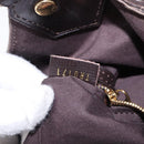 LOUIS VUITTON Monogram Idylle Fantasy Tote Bag Brown Fuzan M40408 Auth ki6761V-12
