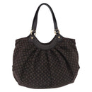 LOUIS VUITTON Monogram Idylle Fantasy Tote Bag Brown Fuzan M40408 Auth ki6761V-2