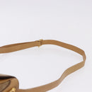 CELINE Macadam Canvas Shoulder Bag PVC Beige Gold Auth ki6762-8
