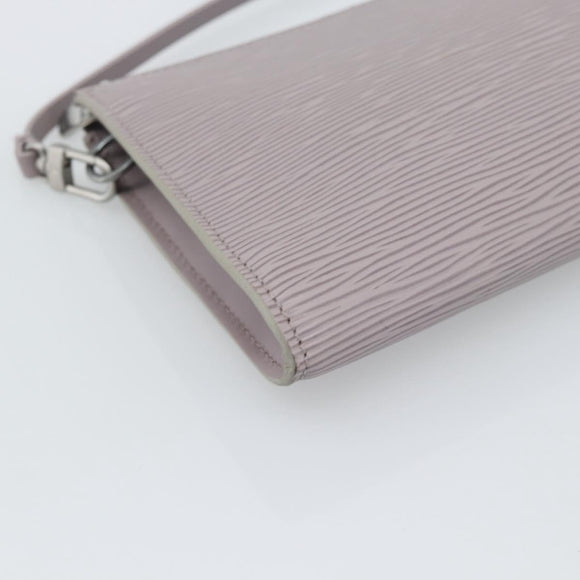 LOUIS VUITTON Epi Pochette Accessoires Accessory Pouch Lilac M52982 Auth ki6763V