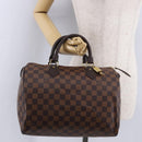 LOUIS VUITTON Damier Azur Speedy 30 Hand Bag N41533 LV Auth ki6764SAM-27