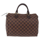 LOUIS VUITTON Damier Azur Speedy 30 Hand Bag N41533 LV Auth ki6764SAM-2