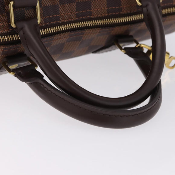 LOUIS VUITTON Damier Azur Speedy 30 Hand Bag N41533 LV Auth ki6764SAM