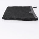 FENDI Zucchino Canvas Clutch Bag Black Auth ki6765V-3