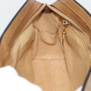 GUCCI Micro GG Canvas Hand Bag Beige Gold Auth ki6766-18