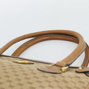 GUCCI Micro GG Canvas Hand Bag Beige Gold Auth ki6766-8