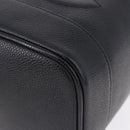 CHANEL COCO Mark Vanity Hand Bag Caviar Skin Black Gold CC Auth ki6768SAV-11