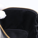 CHANEL COCO Mark Vanity Hand Bag Caviar Skin Black Gold CC Auth ki6768SAV-19