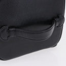 CHANEL COCO Mark Vanity Hand Bag Caviar Skin Black Gold CC Auth ki6768SAV-7
