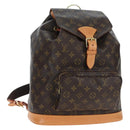 LOUIS VUITTON Monogram Montsouris GM Backpack M51135 LV Auth ki6770SAM-1