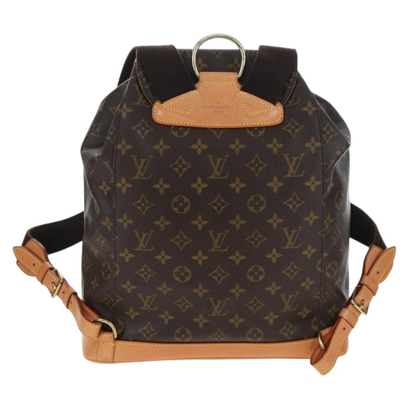 LOUIS VUITTON Monogram Montsouris GM Backpack M51135 LV Auth ki6770SAM