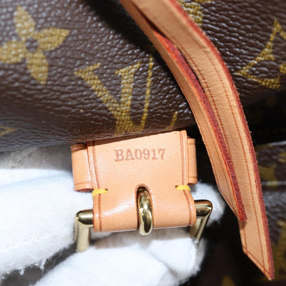 LOUIS VUITTON Monogram Montsouris GM Backpack M51135 LV Auth ki6770SAM