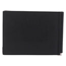 Cartier Money Clip Wallet Leather Black Silver Auth ki6772M-3