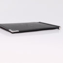 Cartier Money Clip Wallet Leather Black Silver Auth ki6772M-6