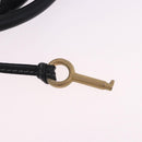 Chloe Paddington Hand Bag Leather Black Gold Silver Auth ki6773M-10