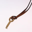 Chloe Paddington Hand Bag Leather Brown Gold Silver Auth ki6775M-10