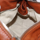 Chloe Paddington Hand Bag Leather Brown Gold Silver Auth ki6775M-21