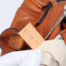 Chloe Paddington Hand Bag Leather Brown Gold Silver Auth ki6775M-12