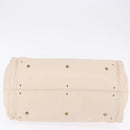 Chloe Paddington Hand Bag Leather Beige Gold Silver Auth ki6776M-5
