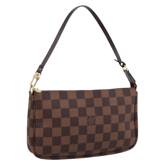 LOUIS VUITTON Damier Ebene Pochette Accessoires Pouch N41206 LV Auth ki6780V