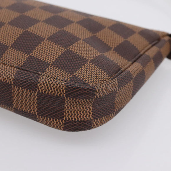 LOUIS VUITTON Damier Ebene Pochette Accessoires Pouch N41206 LV Auth ki6780V