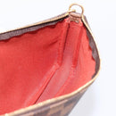 LOUIS VUITTON Damier Ebene Pochette Accessoires Pouch N41206 LV Auth ki6780V-18