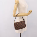 LOUIS VUITTON Damier Ebene Pochette Accessoires Pouch N41206 LV Auth ki6780V-20