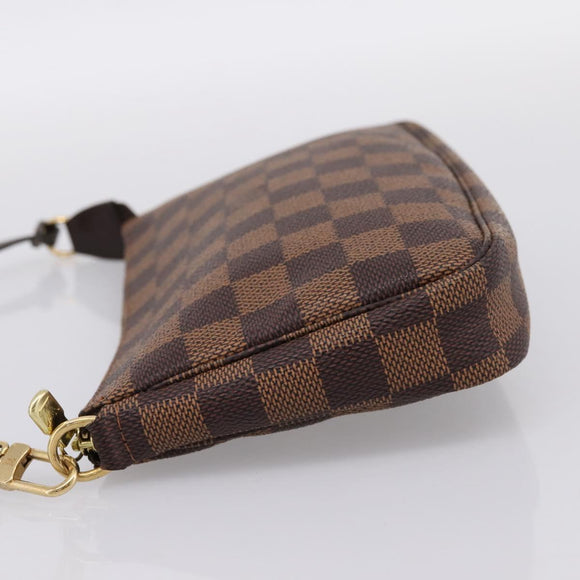 LOUIS VUITTON Damier Ebene Pochette Accessoires Pouch N41206 LV Auth ki6780V