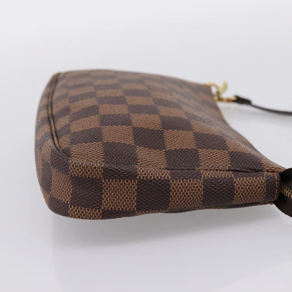 LOUIS VUITTON Damier Ebene Pochette Accessoires Pouch N41206 LV Auth ki6780V