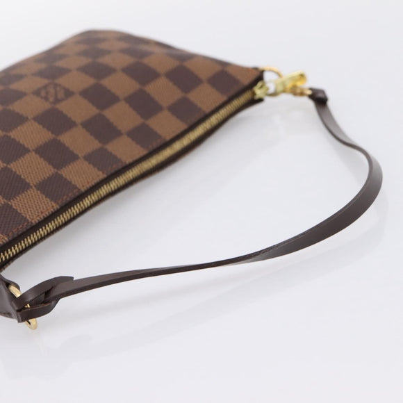LOUIS VUITTON Damier Ebene Pochette Accessoires Pouch N41206 LV Auth ki6780V
