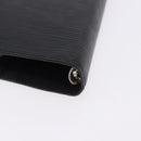 LOUIS VUITTON Epi Agenda GM Day Planner Cover Black R20212 LV Auth ki6783V-16
