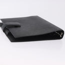 LOUIS VUITTON Epi Agenda GM Day Planner Cover Black R20212 LV Auth ki6783V-5