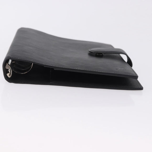 LOUIS VUITTON Epi Agenda GM Day Planner Cover Black R20212 LV Auth ki6783V