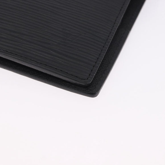 LOUIS VUITTON Epi Agenda GM Day Planner Cover Black R20212 LV Auth ki6783V