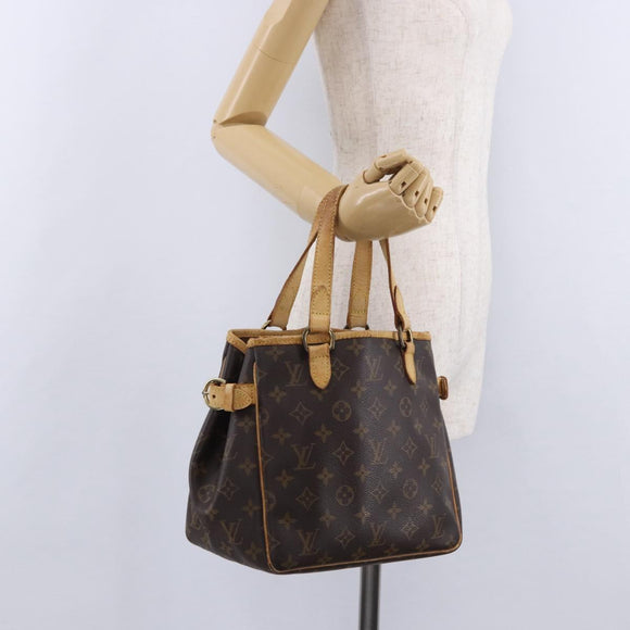 LOUIS VUITTON Monogram Batignolles Vertical Tote Bag M51153 LV Auth ki6784